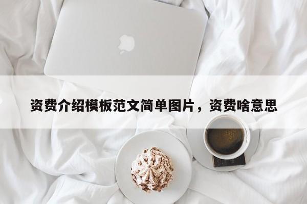 资费介绍模板范文简单图片,资费啥意思